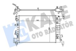 Radyatör Chevrolet Aveo 1.2 1.4 11 Mt 16mm Al/brz 549x398x16 - 95316032-95460091