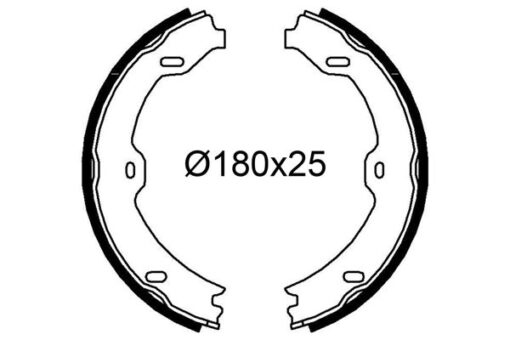 Fren Balatası Arka Park Frenı Mercedes C219 W211 S211 W212 R230 - A2214200520
