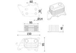 Motor Yag Sogutucusu Mını R55 R56 R57 R58 R59 R60 R61 - 11427552687