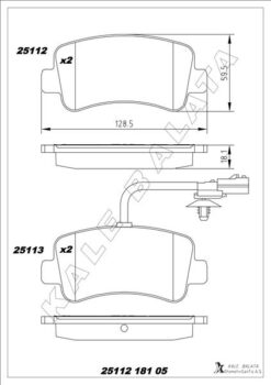 Arka Balata Master Iıı 10 Movano 10 2.3 Dci Cdti Tek Teker 440601186r-440604591r - 440603321R-440601147R-440600264R