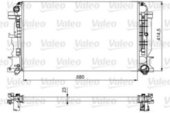 Motor Su Radyatoru Mercedes Sprınter B906 . Vw Crafter 30-35-50 680x416x23 - A9065000002-2E0121253A