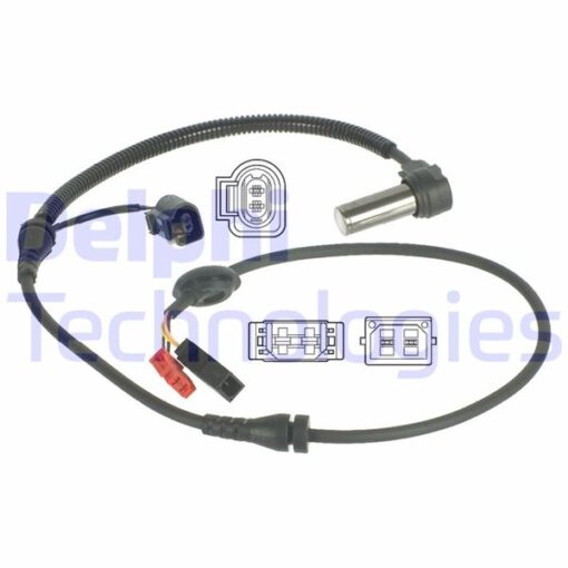 Abs Tekerlek Hız Devir Sensörü Ön 6 Pin Passat 96-05 -a4 95-00 -superb 01-08 1025mm - 8D0927803D-8D0927803B-8D0927803C