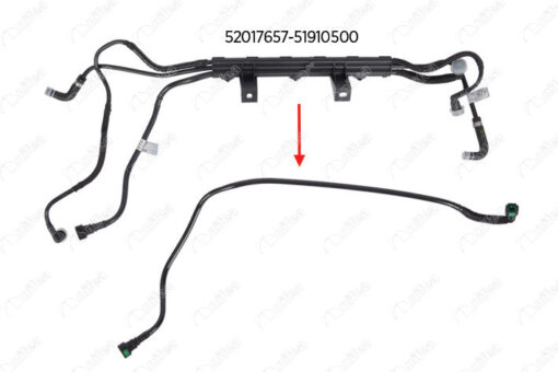 Yakıt Borusu Braket Hariç Euro 5 Doblo 1.3 D Multijet 13 - 51910500-52017657