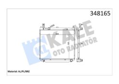 Radyatör Al/pl/brz Hıace Iıı-hıace Iv-hıace V Mt - 1640030110-1640030240