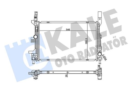 Motor Su Radyatör Ford Grand C-max Focus Iıı 11 Transıt Connect 14 1.5 Tdcı - F1F18005HB-1889730