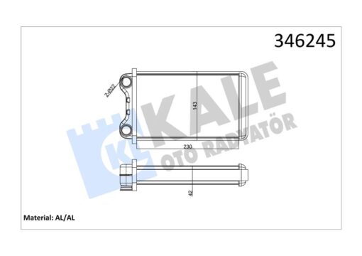 Kalorifer Radyatörü Audı A4 00-04 - 8E1820031