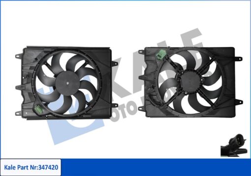 Fan Motoru Davlumbazlı Fıat Egea 1.3mtj-1.4 95ps - 52052605-52015585