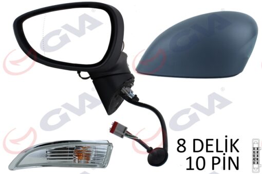 Dış Dikiz Aynası Sol Fıesta 12 Elektrikli Isıtmalı Katlanır Sinyalli Astarlı Asferik 10 Fiş Vm-6326nebal 1531440 - C1BB 17682 GA-1767513