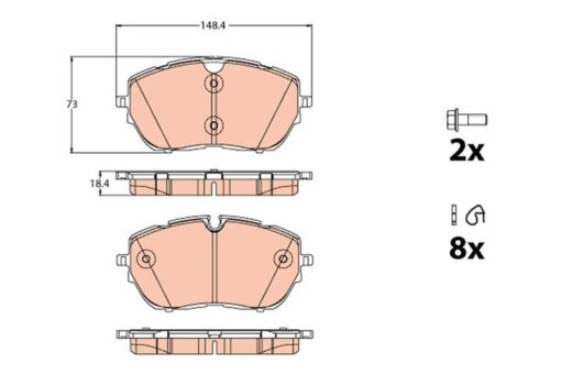 Ön Fren Balatası 330 Mm Astra L 21 Grandland 17 C5 Aırcross 18 308 14 3008 19 508 18 Ds4 21 Ds7 19 Ds9 20 - 1647859680-1612373080-1647877180