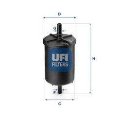 Yakıt Benzin Filtresi P106-p206-p207-p208-p301-p306-p307-p308-p406-p407-p508-p2008-p3008-p5008-c2- C3-c4-c5-c-elysee-partner-berlıngo-expert 1.0-1.1-1.4-1.6 Thp-vtı Clıo-kangoo-laguna-megane-trafıc-g - 1567.C6-1567.A5-7700845961-16400JD5