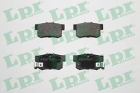 Arka Fren Balata Honda Cıvıc 1.6l D16 Vtec Vtı 01-05 / 1.4l 1.6l 96-01 / 1.6l R16a2 Vtec Sedan 06- / Accord 2.0l F20 90-98 / Legend 3.2l 91-96 / Suzukı Sx4 1.6l M16a Rw416 05- - 43022S5AJ00-43022S6DE50-43022S2A000