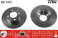 Ön Fren Aynası M131 1600 227x10.8x4dl - 4208311-4139010-4385812-55178237