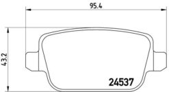 Arka Fren Balatası Mondeo Iv Ca2 07 14 S-max 09 06 S-max 09 Kuga I 08 12 Galaxy Iıı 06 Volvo S80 Iı 06 S80 07 V70 06 V70 07 Xc70 06 Freelander 2 2.2 - ME6G9J2M008GA-30794553-LR003657