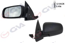 Dış Dikiz Aynası Sol Fabıa 98 Elektrikli Isıtmalı Asferik 5 Fiş Vm-604ehal - 6Y1857501BL