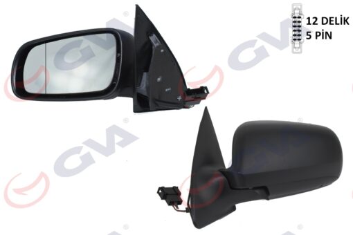 Dış Dikiz Aynası Sol Fabıa 98 Elektrikli Isıtmalı Asferik 5 Fiş Vm-604ehal - 6Y1857501BL