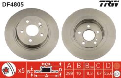 Fren Dıskı Arka Mercedes W204 S204 C204 C207 A207 - A2044231512