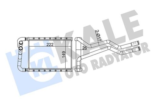 Kalorifer Radyatörü Hyundaı Santa Fe 2.2l D4eb Crdi 06-12 - Aleminyum - 971382B000