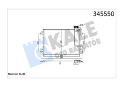 Klima Kondenseri Scenıc I 99-03 1.4 16v-2.0 16v-1.9dcı F9q.7.34 538x381x16 Al/al - 7700434383