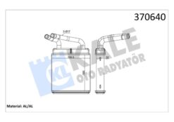 Kalorifer Radyatörü Mıtsubıshı L300 2.5l 4d56 01-06 - Aleminyum - MB360948