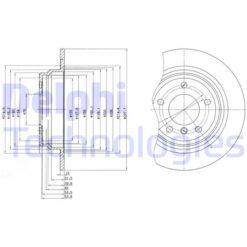 Fren Dıskı Arka Bmw E39 96 03 - 34216767049