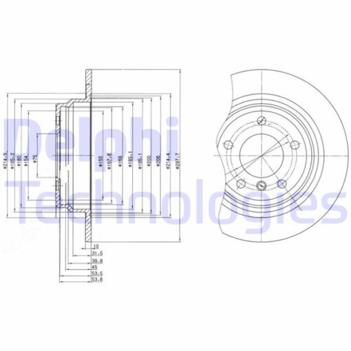 Fren Dıskı Arka Bmw E39 96 03 - 34216767049