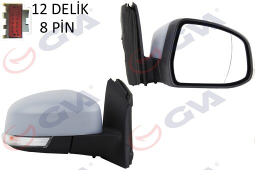 Dış Dikiz Aynası Sağ Focus Iıı 11 17 Elektrikli Isıtmalı Sinyalli Sensörlü Astarlı Asferik Vm-6322ehpsar - BM5117682JG-1733324
