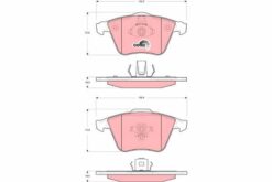 Ön Balata Ford Focus 2.5 05 Volvo S40 V50 C30 C70 04 Vectra C 8.05 Saab 9.3 02 Mazda 3 - 4N512K021AB-1605195-31212184