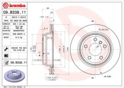 Fren Dıskı Arka Bmw F30 F32 F34 F36 Kaplamalı - 34216864900