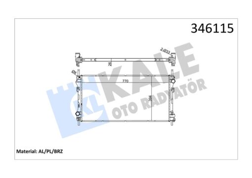 Motor Su Radyatoru Ac Transıt V184 2.4tdcı 115ps 120ps 125ps 01 06 Klımalı - MEYC1H8005DG-1103119-11031201104320