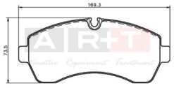 Fren Balatası On Mercedes Sprınter B906 B907 B910 . Vw Crafter 30-35-50 - A9104207700-2E0698151A