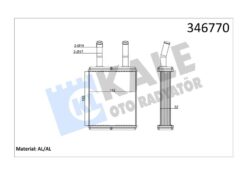 Kalorifer Radyatörü Hyundaı Excel 1.5l G4dj. G15b 90-95 - Aleminyum - 9712324000-9712324001