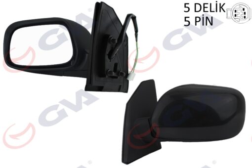 Dış Dikiz Aynası Sol Corolla 02 Elektrikli Isıtmalı Konveks 5 Fiş Vm-277ehl - 8790602050