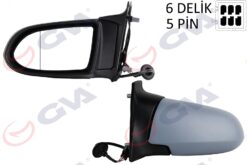 Dış Dikiz Aynası Sol Zafıra A 99 Elektrikli Isıtmalı Astarlı Asferik 5 Fiş Vm-169ehpl 6207077 - 6428105-6428749-6428755