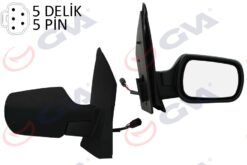 Dış Dikiz Aynası Sağ Fıesta 02 Elektrikli Isıtmalı Konveks 5 Fiş Vm-312ehr - 2S61-17682-BP-1148204-1222825