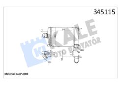 Turbo Radyatörü Intercooler Clıo Iv 12 Captur 13 Logan Iı 12 Sandero Iı 12 Symbol Iıı 13 0.9tce 1.2tce 1.5dci 255x226x64 Brazing Mt - 144966051R-144965154R-14461B680C