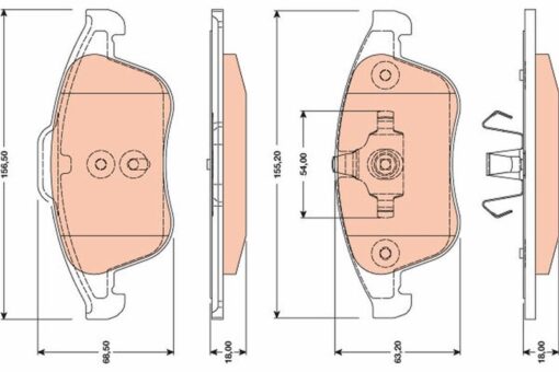 Ön Balata Renault Laguna Iıı 07 15 Latıtude 11 2.0dci 3.0dci - 410600032R-410602933R-410607369R