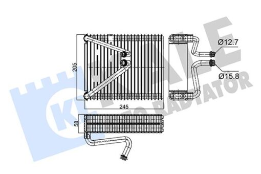 Evaporator Doblo 1.2-punto - 46722960-46770820