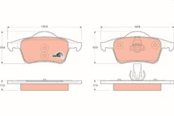 Arka Balata Volvo S60 2000-2010 S80 1998-2006 V70 97-07 Xc70 97-07 S70 97-00 - 272399-274334-8634925-WVA23075