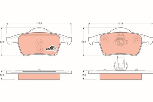 Arka Balata Volvo S60 2000-2010 S80 1998-2006 V70 97-07 Xc70 97-07 S70 97-00 - 272399-274334-8634925-WVA23075