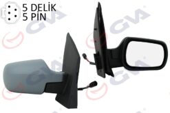 Dış Dikiz Aynası Sağ Fıesta 02 Elektrikli Isıtmalı Astarlı Konveks 5 Fiş Vm-312ehpr - 2S61-17682-BP-1211438 -1233349
