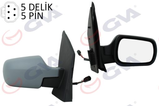 Dış Dikiz Aynası Sağ Fıesta 02 Elektrikli Isıtmalı Astarlı Konveks 5 Fiş Vm-312ehpr - 2S61-17682-BP-1211438 -1233349