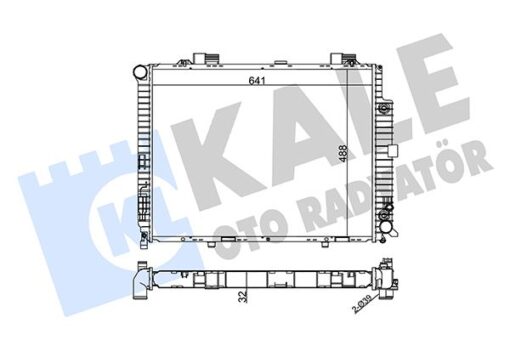Motor Su Radyatoru Mercedes E-class W210 S210 - A2105006503