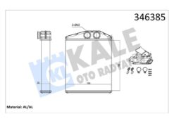 Kalorifer Radyatörü Vectra C 02 Sıgnum 03 Z18xer 185x169 - 1618260-93171801