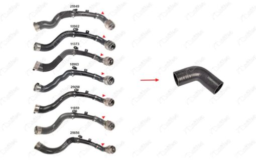 Turbo Hortumu Plastik Boru Hariç Ok İle Gösterilen Küçük Hortum Megane Iv 15 Clıo V 19 Captur Iı 20 Kadjar 15 Duster Iı 17 Dokker 18 Qashqaı Iı 18 Juke 19 X-traıl Iıı 19 1.0tce 1.3tce - 144602115R-144600186R-144607842R