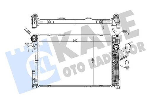 Motor Su Radyatoru Mercedes Glk-class X204 08 15 W204 C63 Amg 08 14 - A2045003103