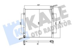 Klima Kondenseri Honda Cıvıc Vı 1.4i-1.5i-1.6i-1.8-2.0i Td-16v 96-01 Al/al 354x368x16 - 80110501A11-80110SO1A11