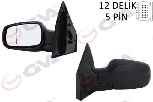 Dış Dikiz Aynası Sol Clıo 06 Elektrikli Isıtmalı Asferik 5 Fiş Vm-6136ehal - 7701061192