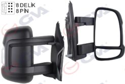 Dış Dikiz Aynası Sağ Ducato-boxer-jumper 06 Elektrikli Isıtmalı Sinyalli Orta Uzun Kol Konveks 8 Fiş Vm-6202ehr - 8153.W2-1635194180-735661845