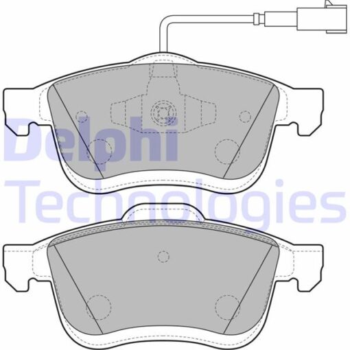 Ön Balata Fıat Doblo Iıı 10 Opel Combo 12 1.3d Mtj 1.4 1.6d Mtj 2.0d Mtj Tek Fişli - 77364929-77365311-77365396-WVA24727
