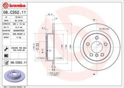 Fren Dıskı Arka Bmw F40-f45-f46-f48-f39 Mını F54-f60 - 34216799367